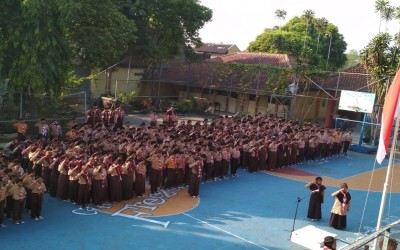 UPACARA HUT PRAMUKA KE-58